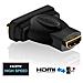 PureInstall PI045, HDMI, DVI-D, Femmina / femmina, Nero, Oro, 1920 x 1200 Pixel - Foto miniatura 1